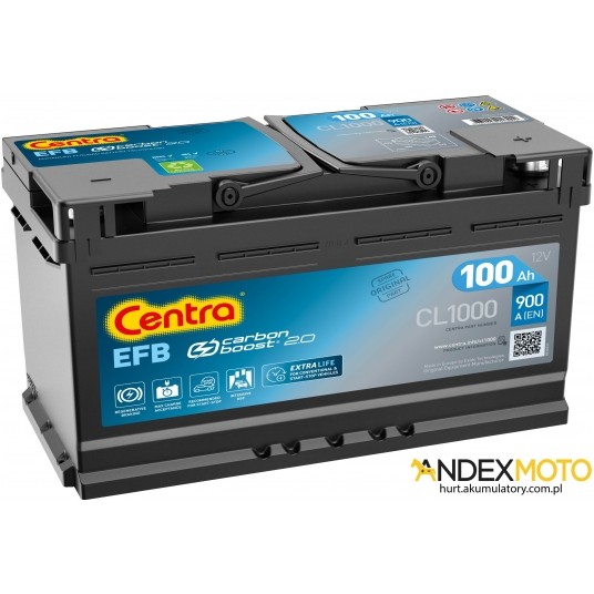 Akumulator 100 Ah CENTRA EFB CL1000 -zdjęcie numer 1
