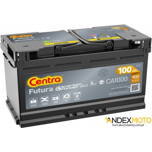 Akumulator 100 Ah CENTRA FUTURA CA1000 -zdjęcie numer 1