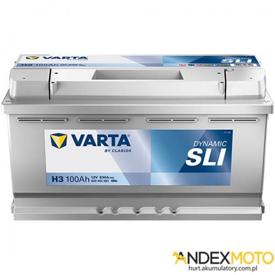 Akumulator 100 Ah VARTA DYNAMIC SLI H3 600402083 -zdjęcie numer 1