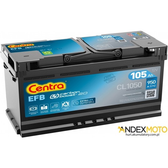 Akumulator 105 Ah CENTRA EFB CL1050 -zdjęcie numer 1