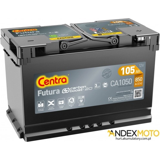 Akumulator 105 Ah CENTRA FUTURA CA1050 -zdjęcie numer 1