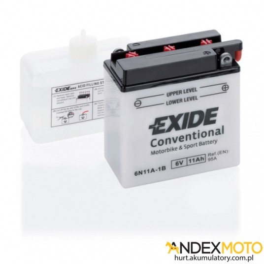 Akumulator 11 Ah EXIDE conventional 6N11A-1B -zdjęcie numer 1