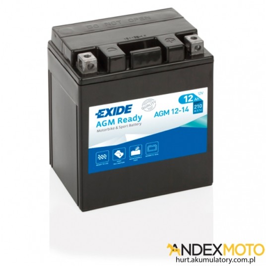 Akumulator 12 Ah EXIDE AGM Ready AGM12-14 -zdjęcie numer 1