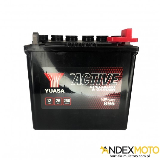 Akumulator 12 V 26 Ah 895 YUASA GARDEN P+ -zdjęcie numer 1