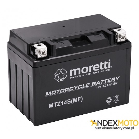 Akumulator 12V 11,2Ah MTZ14S GEL MORETTI -zdjęcie numer 1