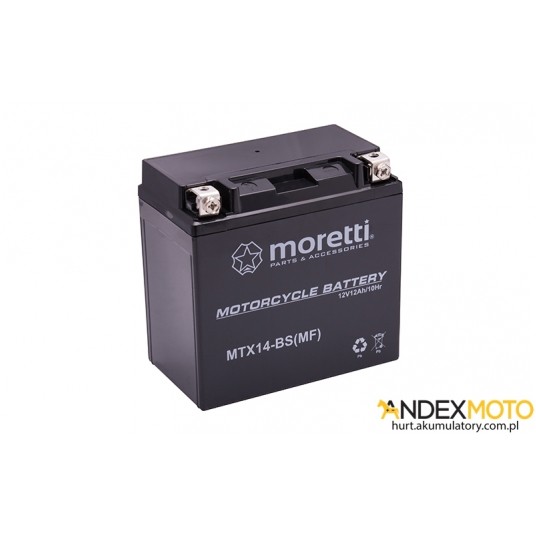 Akumulator 12V 12Ah MTX14-BS GEL MORETTI -zdjęcie numer 1