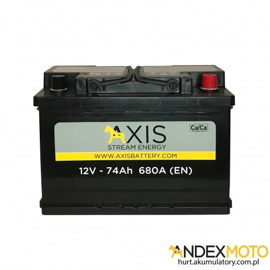 Akumulator 12V 74Ah AXIS -zdjęcie numer 1