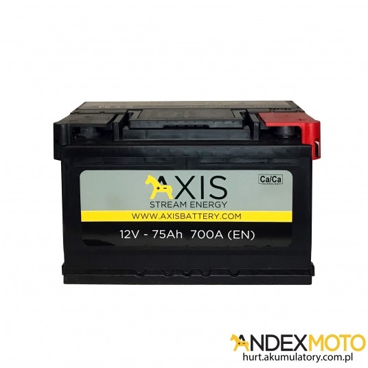 Akumulator 12V 75Ah AXIS -zdjęcie numer 1