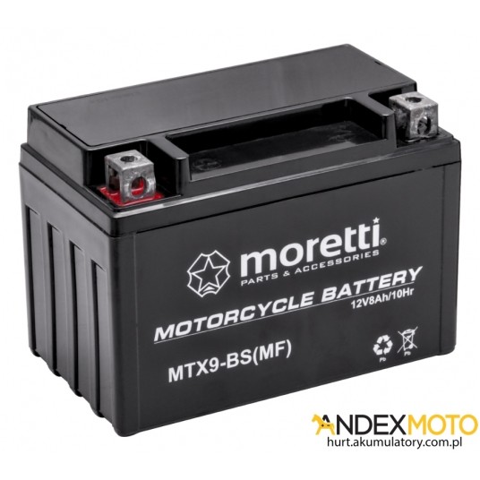 Akumulator 12V 8Ah MTX9-BS GEL MORETTI -zdjęcie numer 1