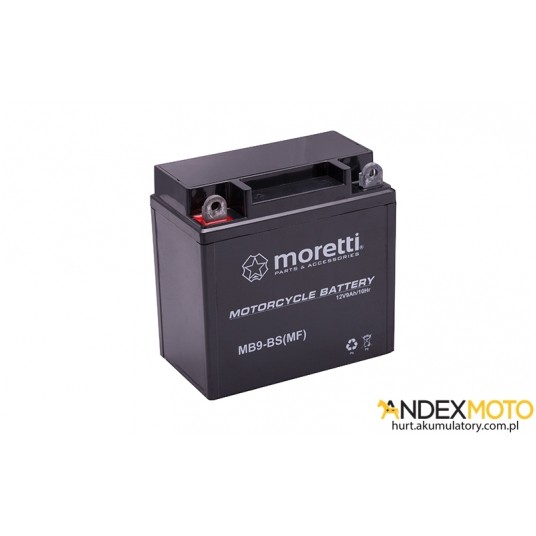 Akumulator 12V 9Ah MB9-BS GEL MORETTI -zdjęcie numer 1