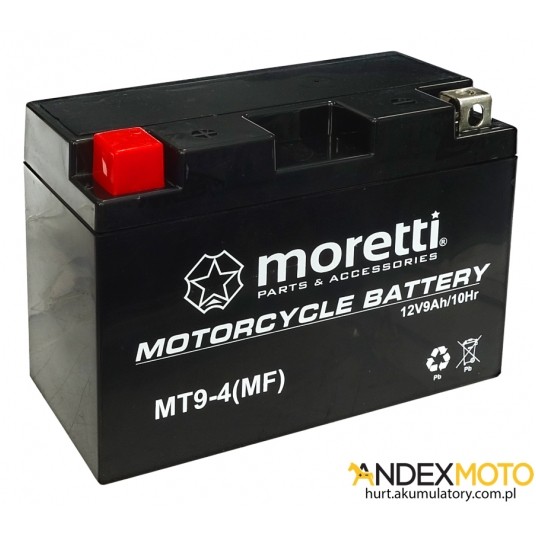 Akumulator 12V 9Ah MT9-4 GEL MORETTI -zdjęcie numer 1