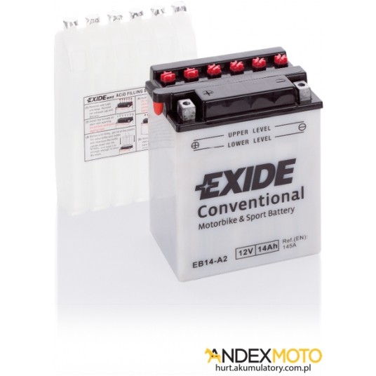 Akumulator 14 Ah EXIDE conventional EB14-A2 -zdjęcie numer 1