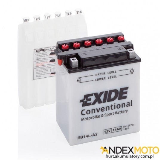 Akumulator 14 Ah EXIDE conventional EB14L-A2 -zdjęcie numer 1