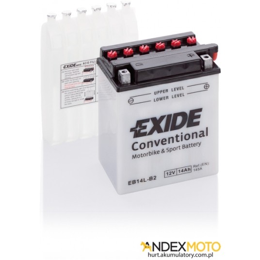 Akumulator 14 Ah EXIDE conventional EB14L-B2 -zdjęcie numer 1
