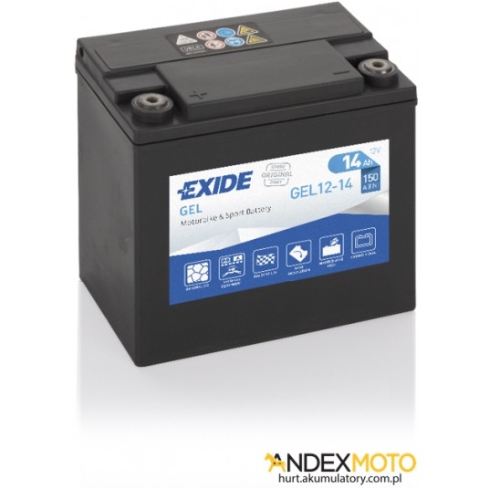 Akumulator 14 Ah EXIDE GEL GEL12-14 -zdjęcie numer 1