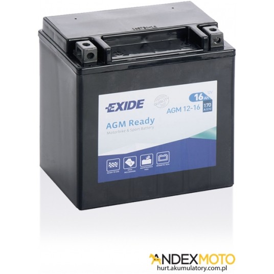 Akumulator 16 Ah EXIDE AGM Ready AGM12-16 -zdjęcie numer 1