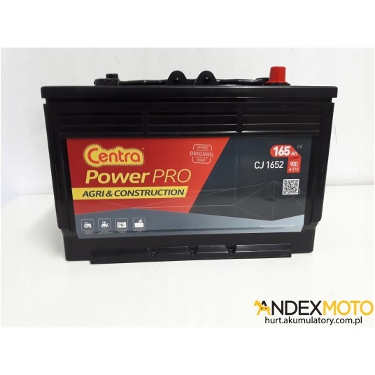 Akumulator 165 Ah CENTRA POWER PRO AGRI CG1652 -zdjęcie numer 1