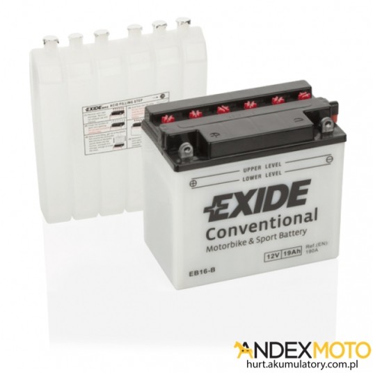 Akumulator 19 Ah EXIDE conventional EB16-B -zdjęcie numer 1
