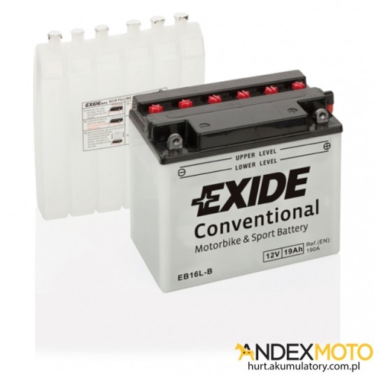 Akumulator 19 Ah EXIDE conventional EB16L-B -zdjęcie numer 1