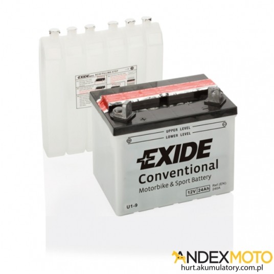 Akumulator 24 Ah EXIDE conventional U1-9 -zdjęcie numer 1