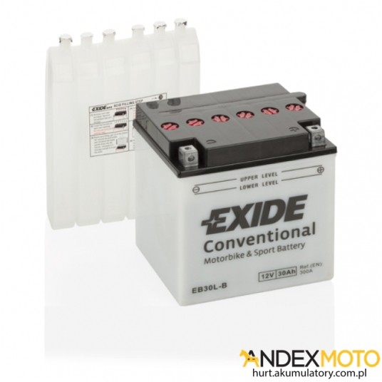 Akumulator 30 Ah EXIDE conventional EB30L-B -zdjęcie numer 1