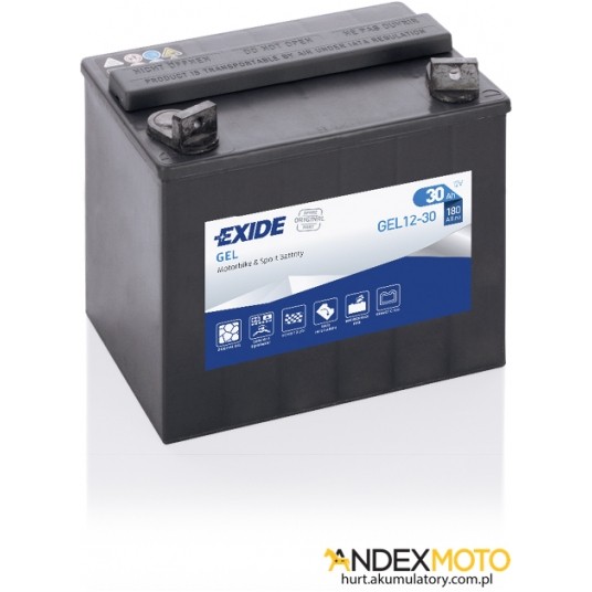 Akumulator 30 Ah EXIDE GEL GEL12-30 -zdjęcie numer 1
