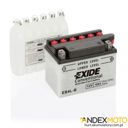 Akumulator 4 Ah EXIDE conventional EB4L-B -zdjęcie numer 1