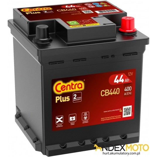 Akumulator 44 Ah CENTRA PLUS CB440 -zdjęcie numer 1