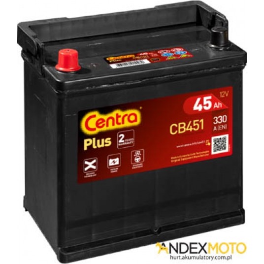 Akumulator 45 Ah CENTRA PLUS CB451 -zdjęcie numer 1
