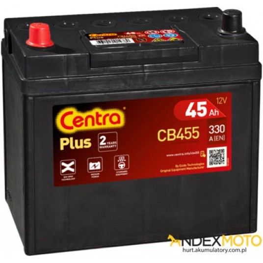 Akumulator 45 Ah CENTRA PLUS CB455 -zdjęcie numer 1