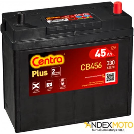 Akumulator 45 Ah CENTRA PLUS CB456 -zdjęcie numer 1