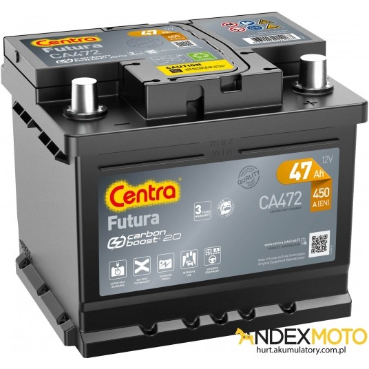 Akumulator 47 Ah CENTRA FUTURA CA472 -zdjęcie numer 1