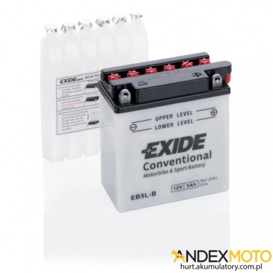 Akumulator 5 Ah EXIDE conventional EB5L-B -zdjęcie numer 1