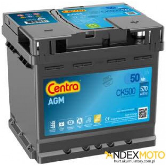 Akumulator 50 Ah CENTRA AGM CK500 -zdjęcie numer 1