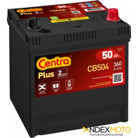Akumulator 50 Ah CENTRA PLUS CB504 -zdjęcie numer 1