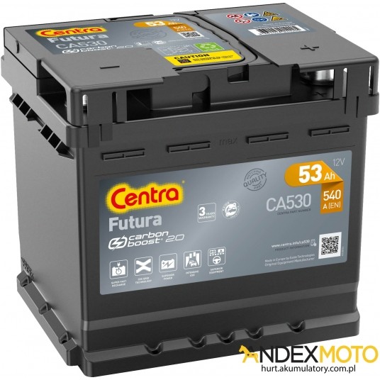 Akumulator 53 Ah CENTRA FUTURA CA530 -zdjęcie numer 1