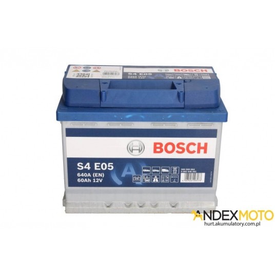 Akumulator 60 Ah BOSCH EFB S4E05 0 092 S4E 051 -zdjęcie numer 1