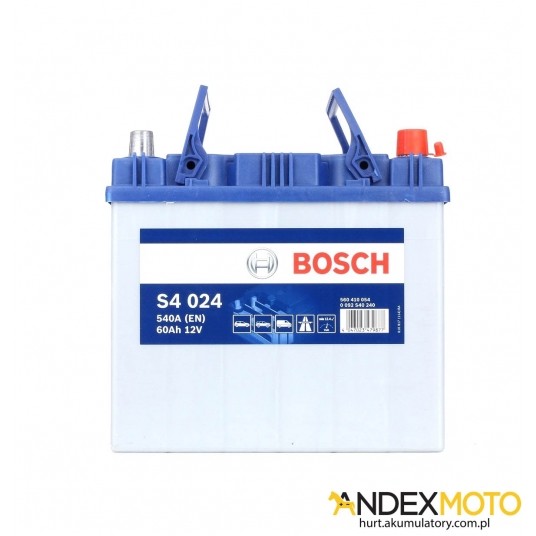 Akumulator 60 Ah BOSCH S4 S4024 0 092 S40 240 -zdjęcie numer 1