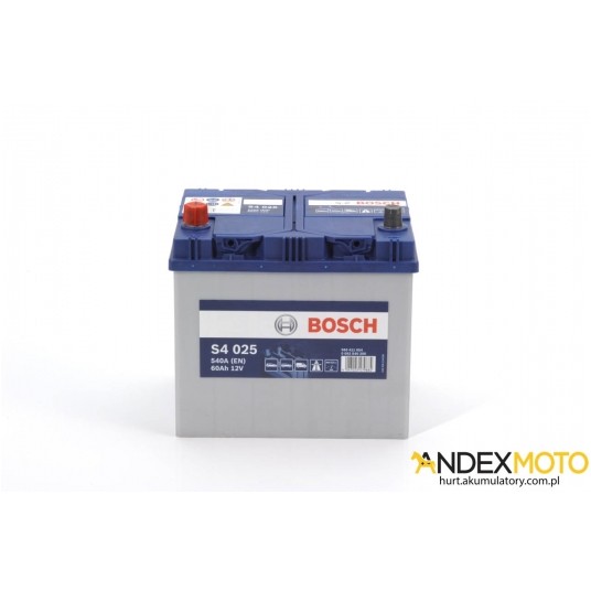 Akumulator 60 Ah BOSCH S4 S4025 0 092 S40 250 -zdjęcie numer 1