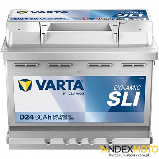 Akumulator 60 Ah VARTA DYNAMIC SLI D24 560408054 -zdjęcie numer 1