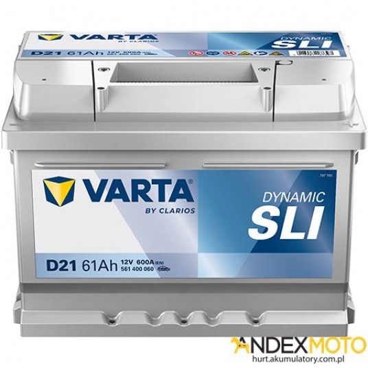 Akumulator 61 Ah VARTA DYNAMIC SLI D21 561400060 -zdjęcie numer 1