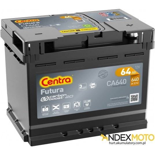Akumulator 64 Ah CENTRA FUTURA CA640 -zdjęcie numer 1