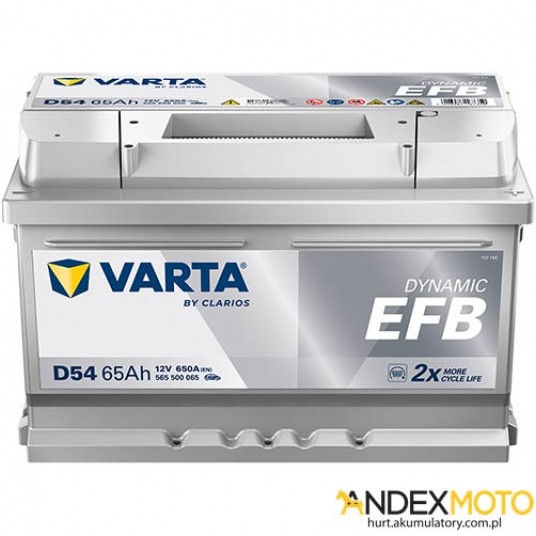Akumulator 65 Ah VARTA DYNAMIC EFB D54 565500065 -zdjęcie numer 1