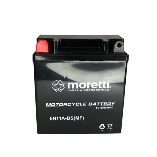 Akumulator 6V 11Ah 6N11A-4B GEL MORETTI -zdjęcie numer 1