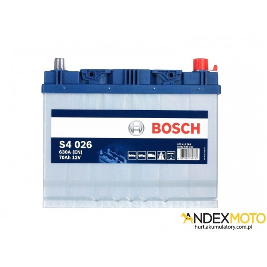Akumulator 70 Ah BOSCH S4 S4026 0 092 S40 260 -zdjęcie numer 1