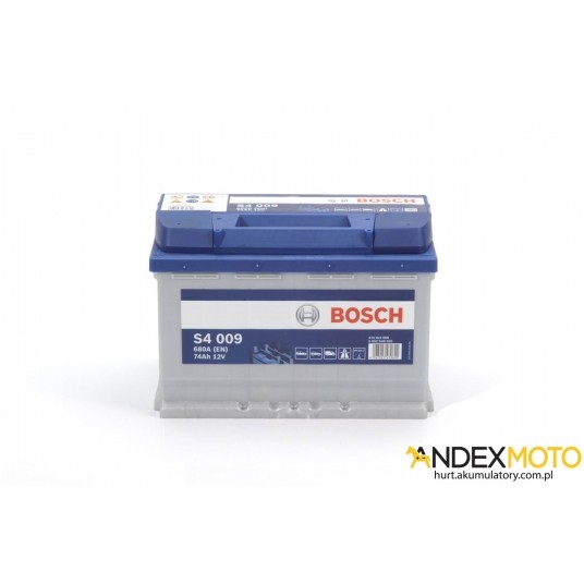 Akumulator 74 Ah BOSCH S4 S4009 0 092 S40 090 -zdjęcie numer 1