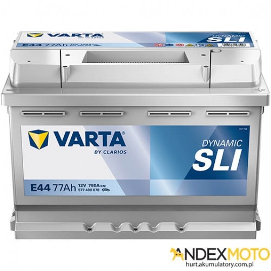 Akumulator 77 Ah VARTA DYNAMIC SLI E44 577400078 -zdjęcie numer 1