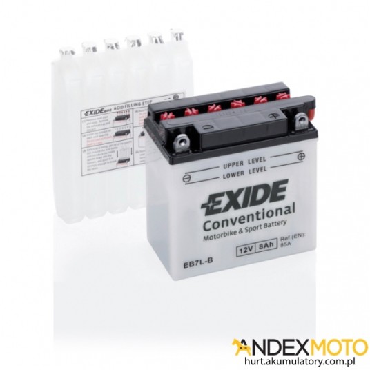 Akumulator 8 Ah EXIDE conventional EB7L-B -zdjęcie numer 1