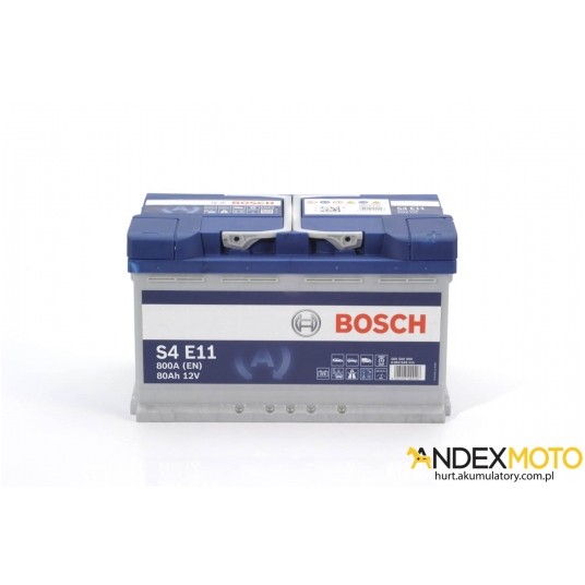 Akumulator 80 Ah BOSCH EFB S4E11 0 092 S4E 111 -zdjęcie numer 1