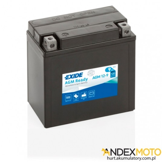 Akumulator 9 Ah EXIDE AGM Ready AGM12-9 -zdjęcie numer 1